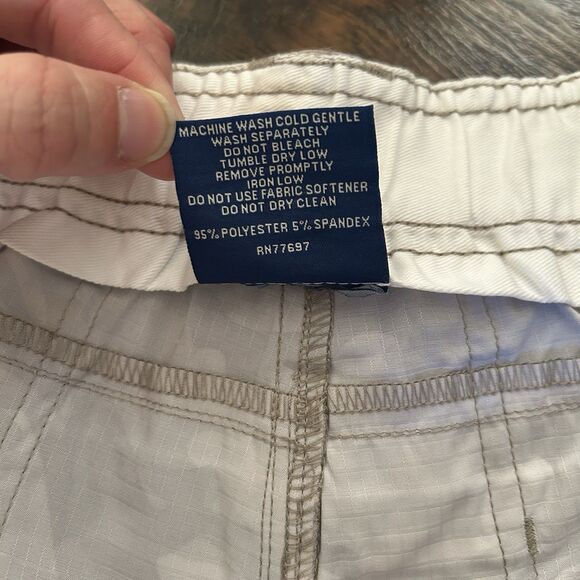 AFTCO Tactical Grey Camo Tech Active Angler Fishing Swim Cargo Shorts Size 38 - Picture 7 of 8